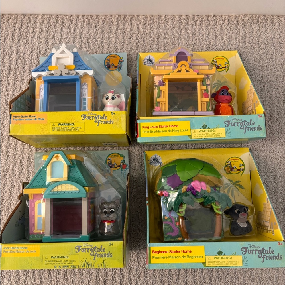 Disney Furrytale friends - set of 4